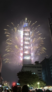 真美 好美  臺北101煙花 跨年
